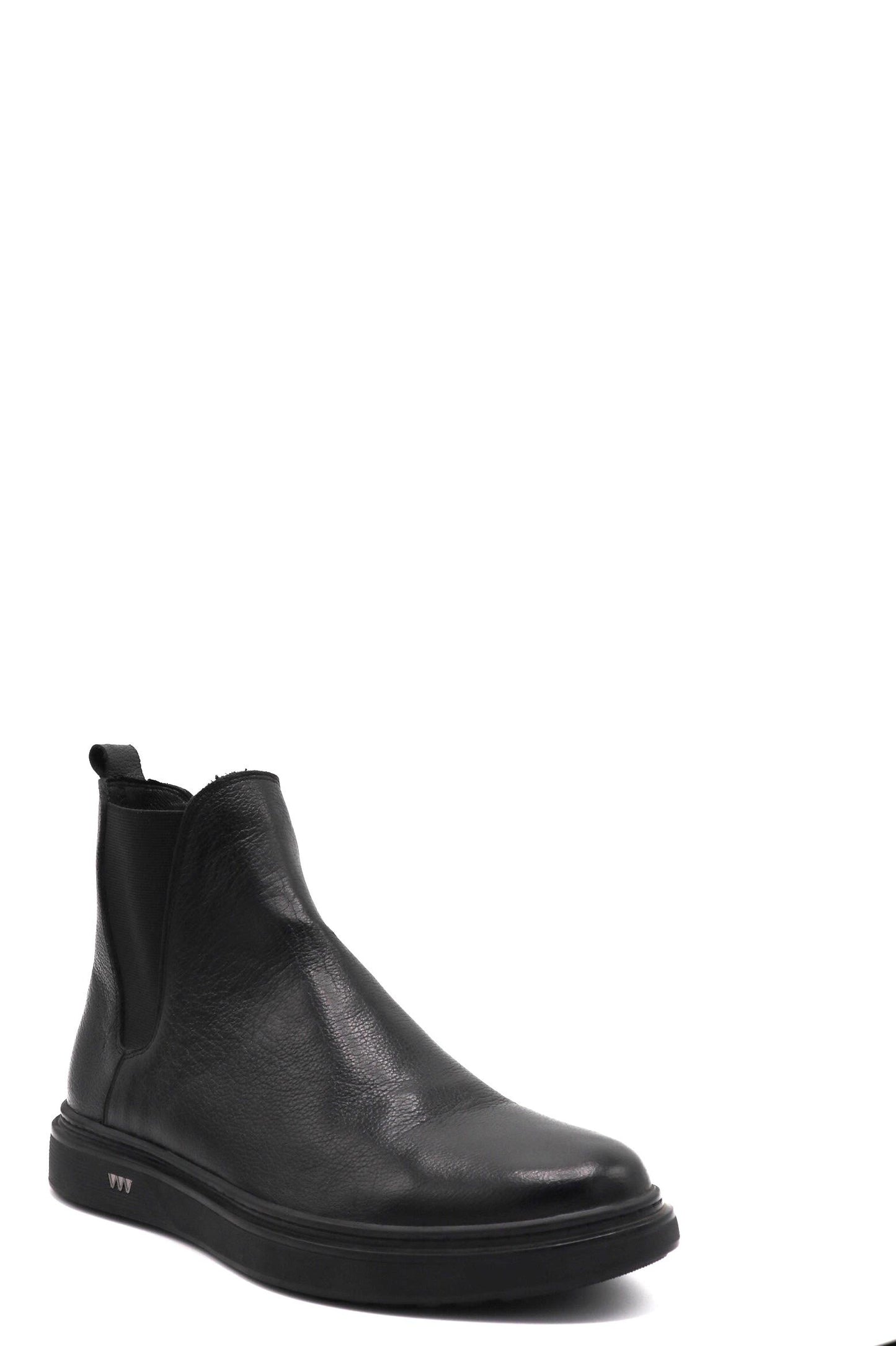 Botte chelsea moderne – Noir & Marron