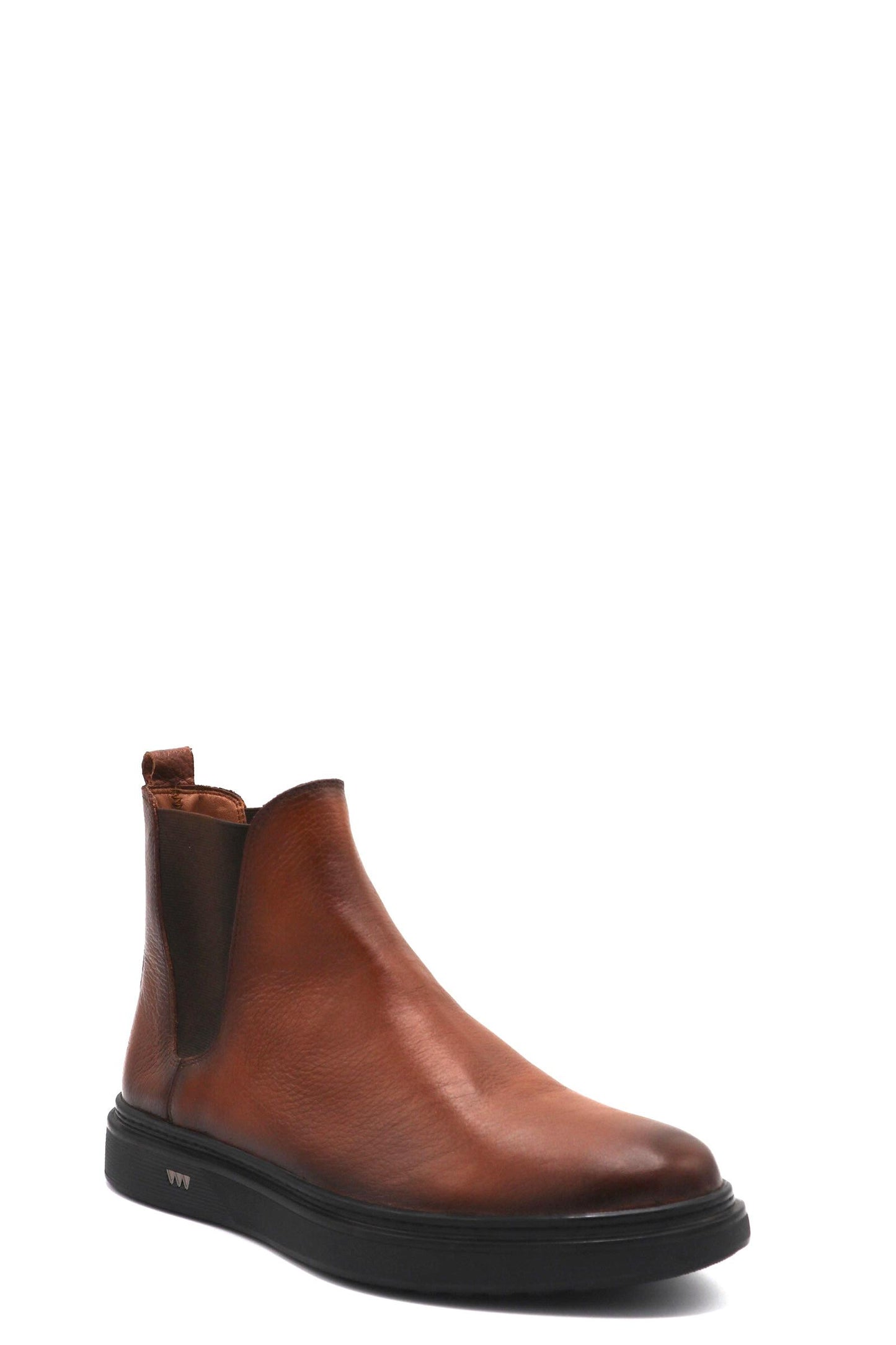 Botte chelsea moderne – Noir & Marron