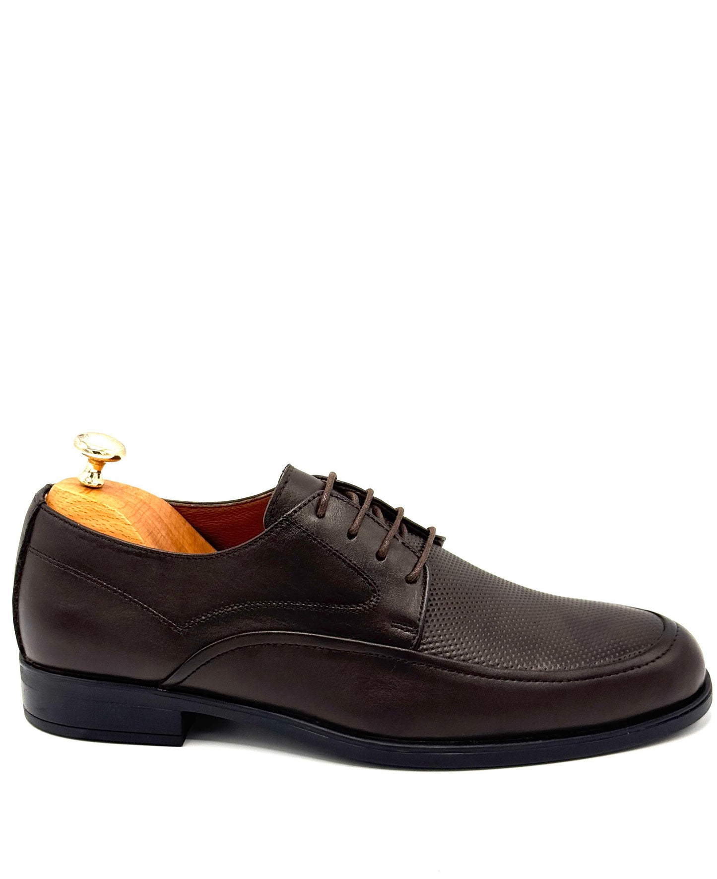 Chaussure habillée à perforations – Noir & Marron