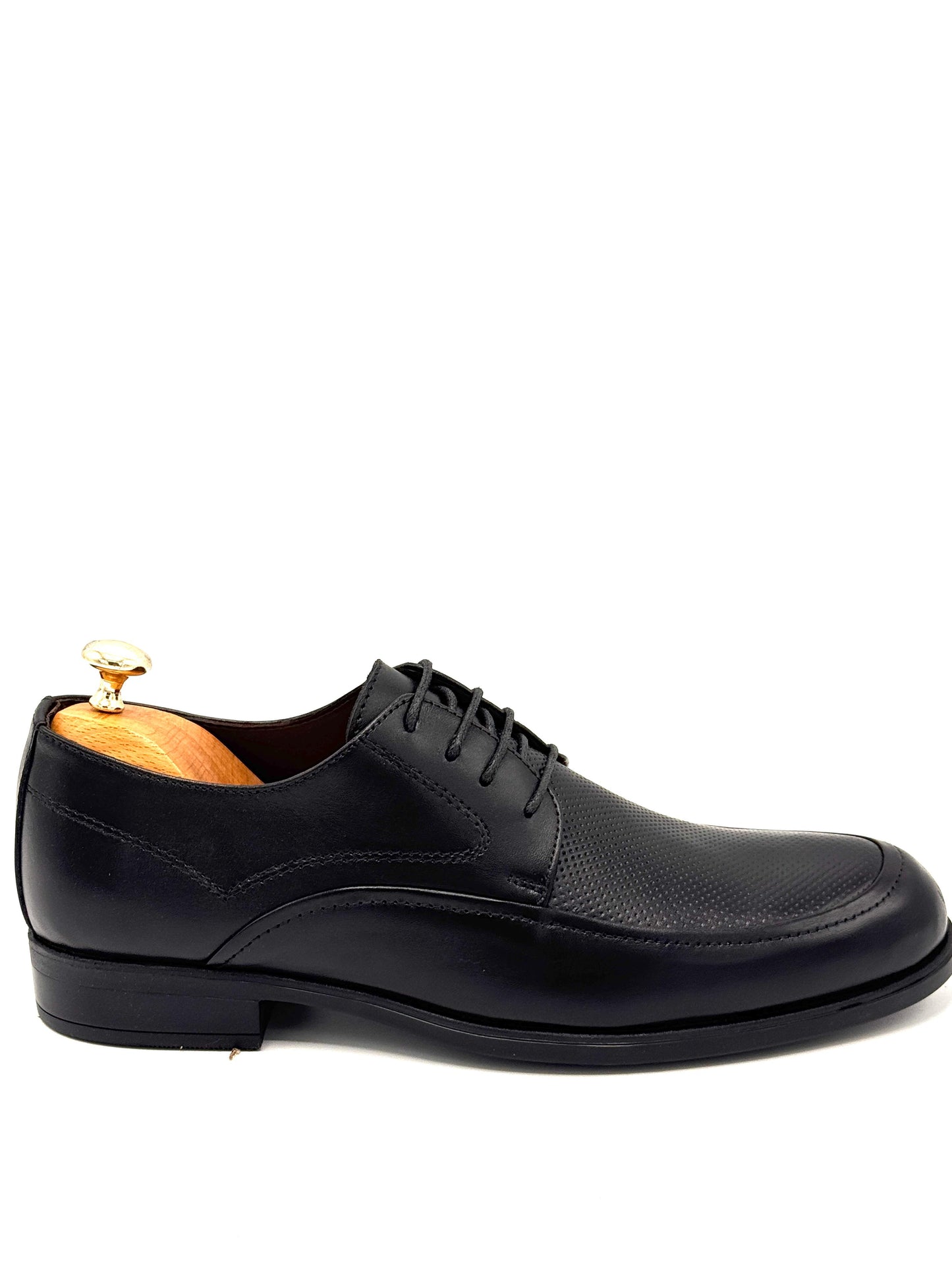 Chaussure habillée à perforations – Noir & Marron