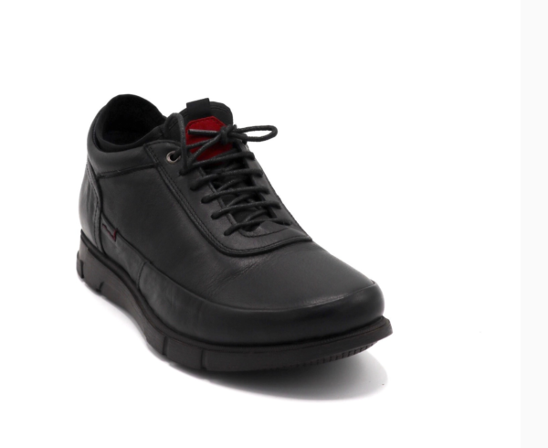 chunky Leather Derby Sneakers - Image 3