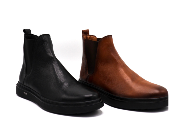Sleek Leather Chelsea Boot - Image 4